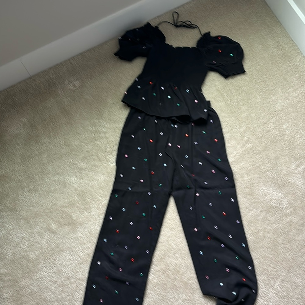 Hill House Home jewel jammies (top XS, pants S)